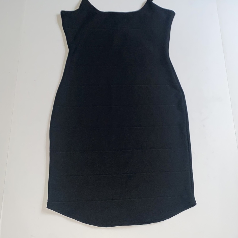 💵Missguided Black Bandage Stretchy Mini Dress in Size 4 - Picture 8 of 10